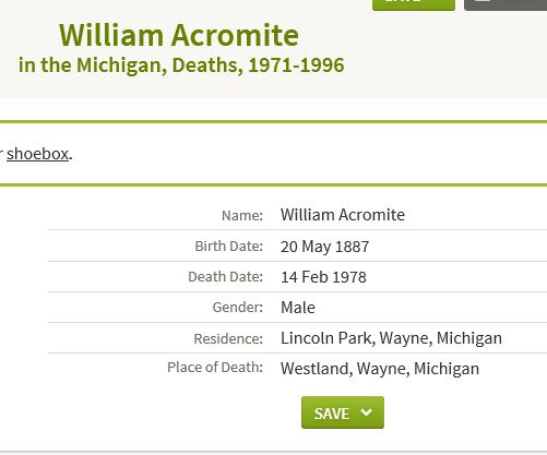 death record